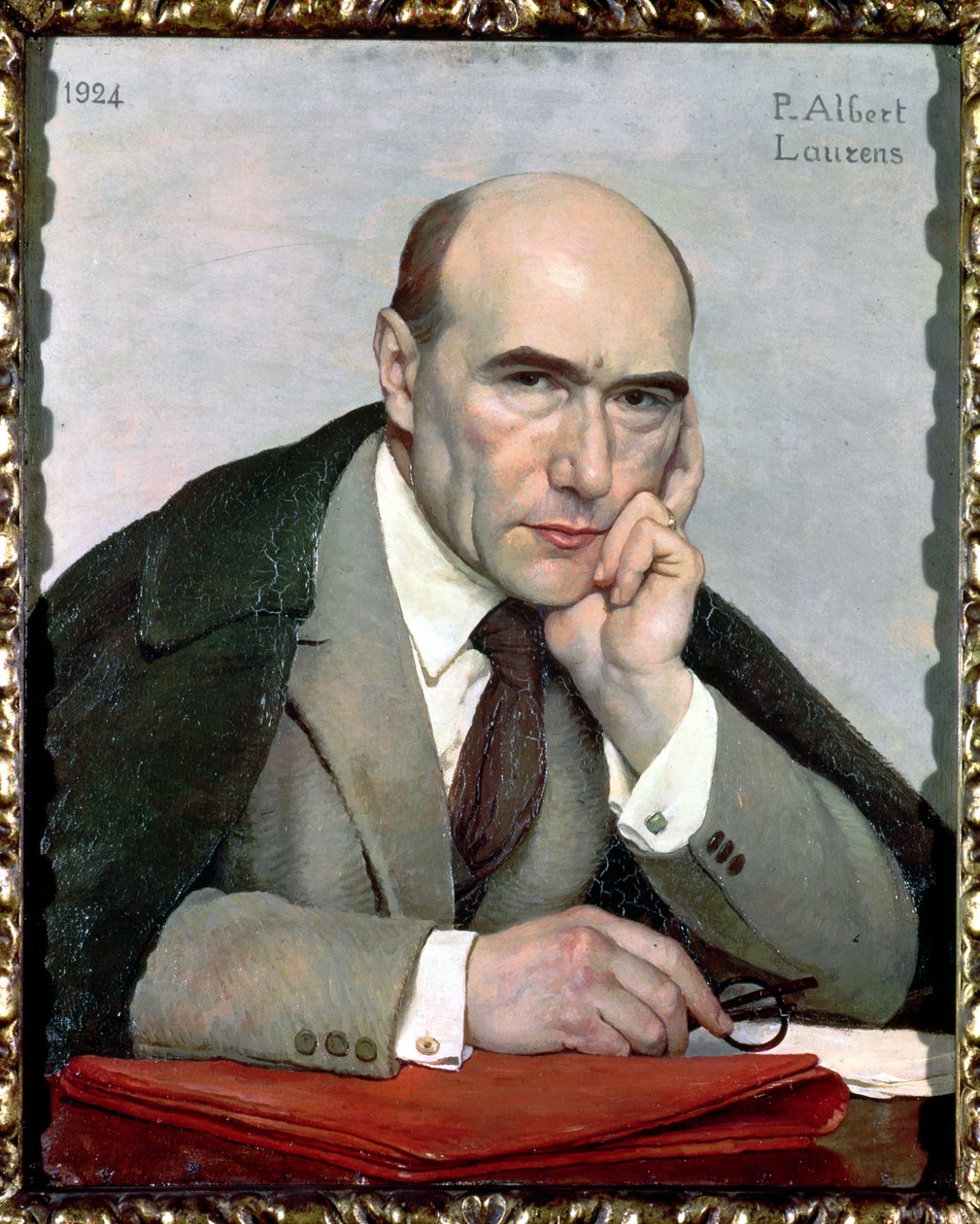 Portrét Andre Gide (1869-1951) 1924 od Paul Albert Laurens