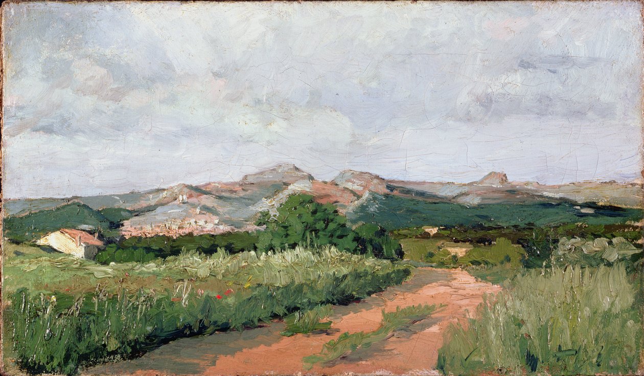 Provensálská krajina, 1869 od Paul Camille Guigou