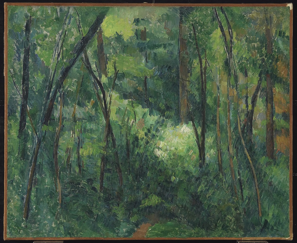 Interiér lesa, c.1885 od Paul Cézanne