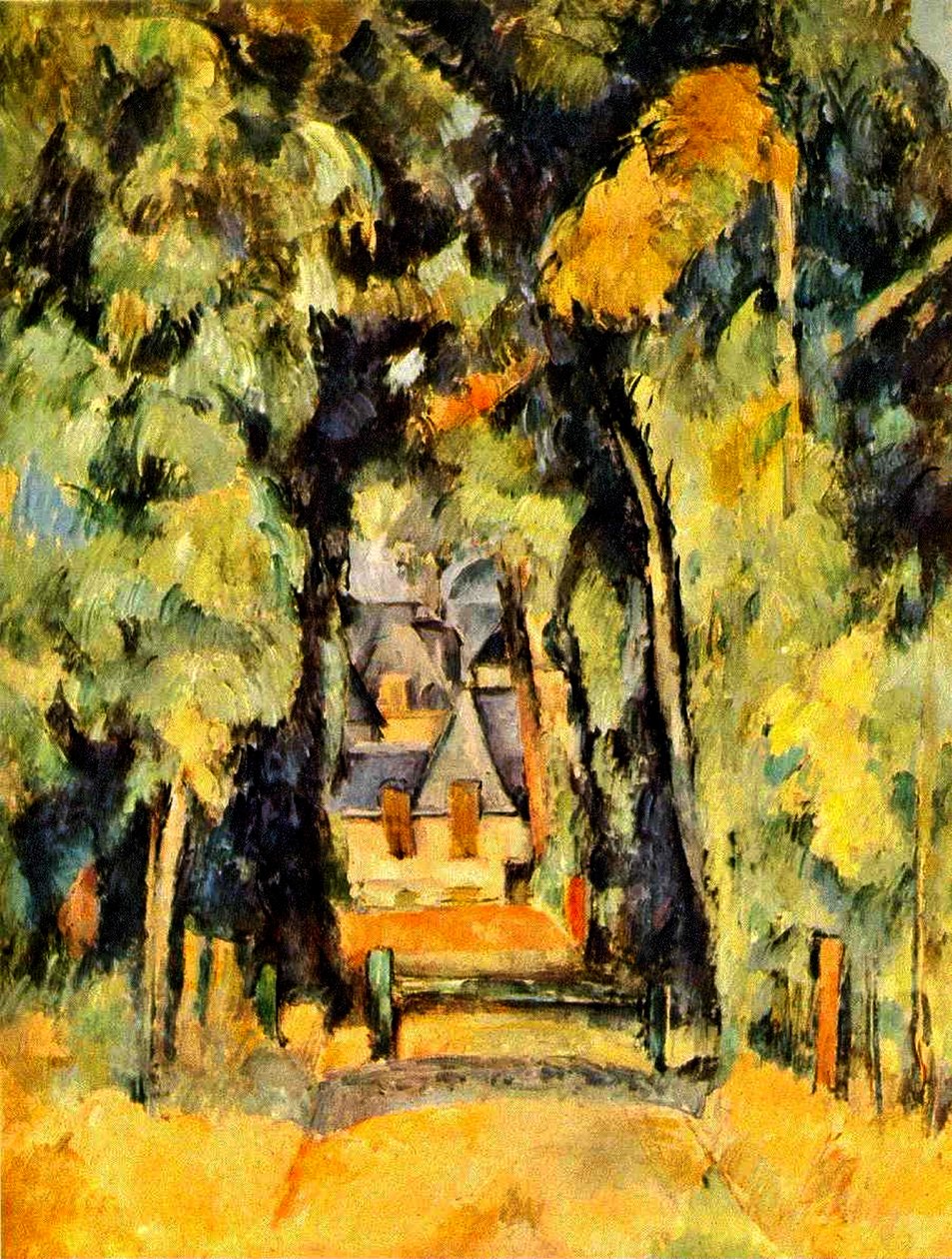 Silnice v Chantilly, 1888 od Paul Cézanne