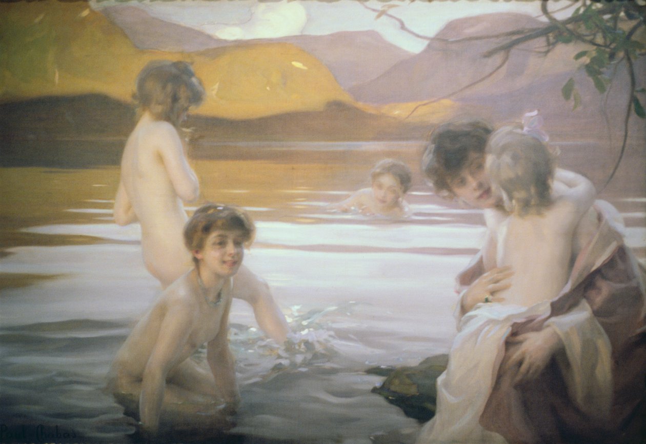 První koupel od Paul Emile Chabas