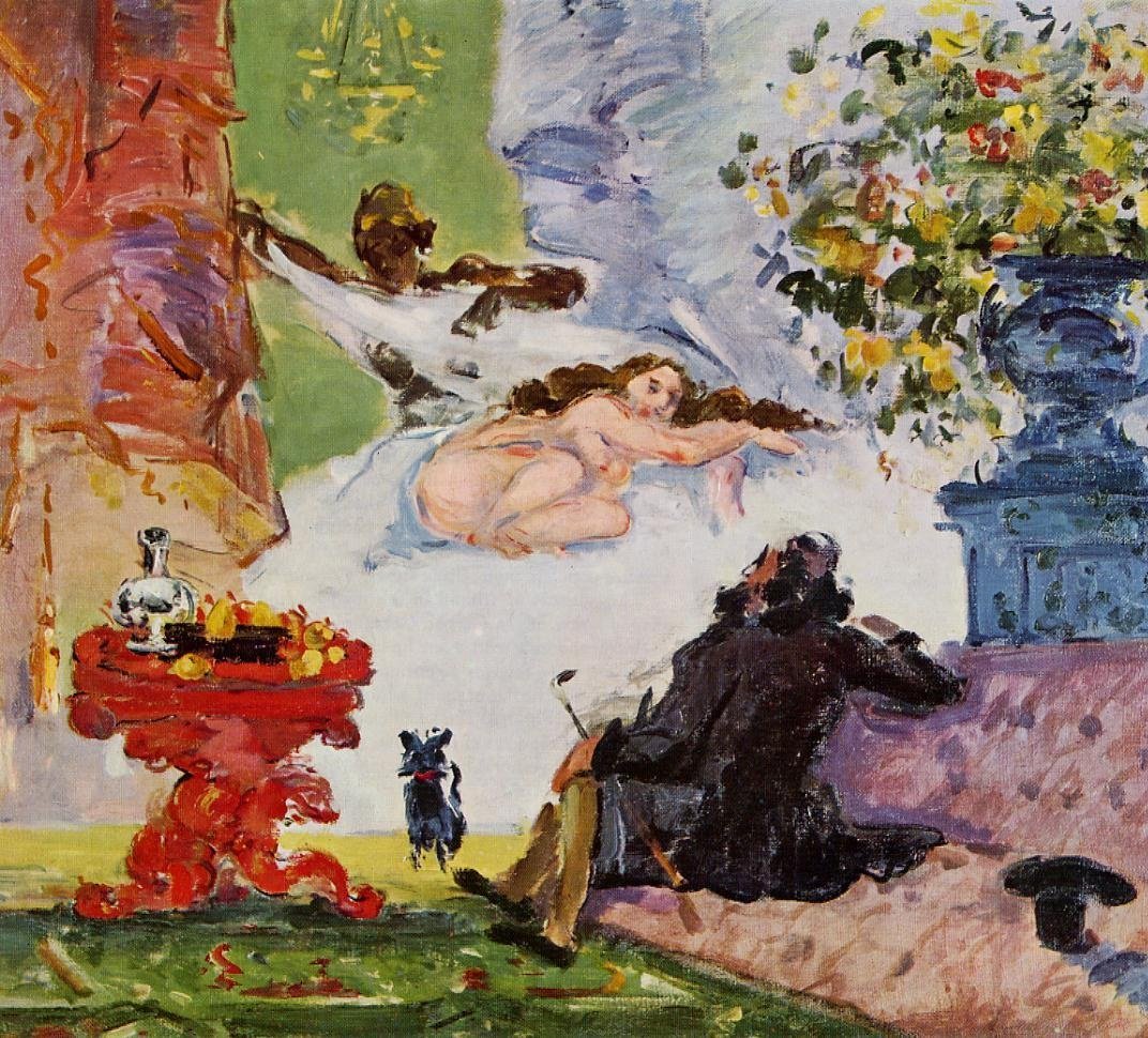 Moderní obraz Olympie od Paul Cézanne