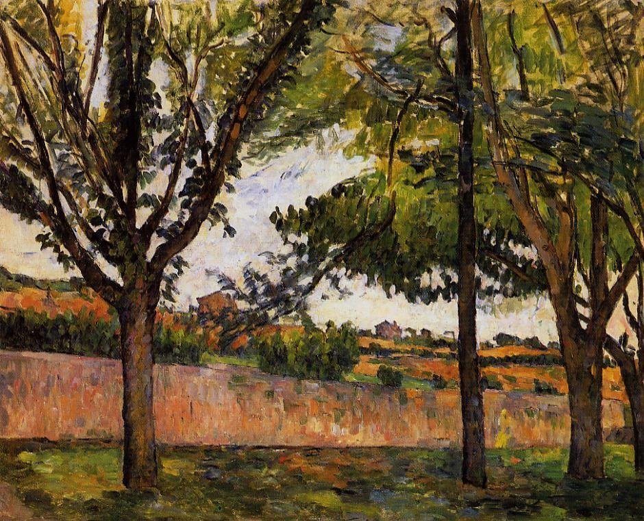 V Jas de Bouffan od Paul Cézanne