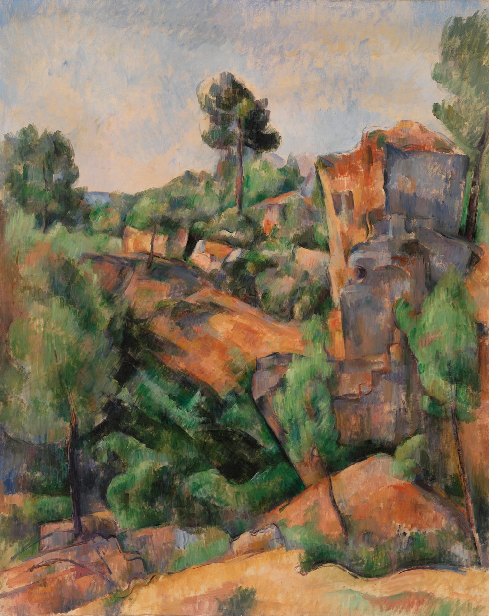 Bibémus Quarry (Bibémus Quarry) od Paul Cézanne