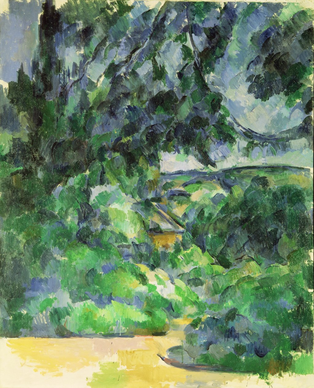 Modrá krajina, kolem roku 1903 od Paul Cézanne