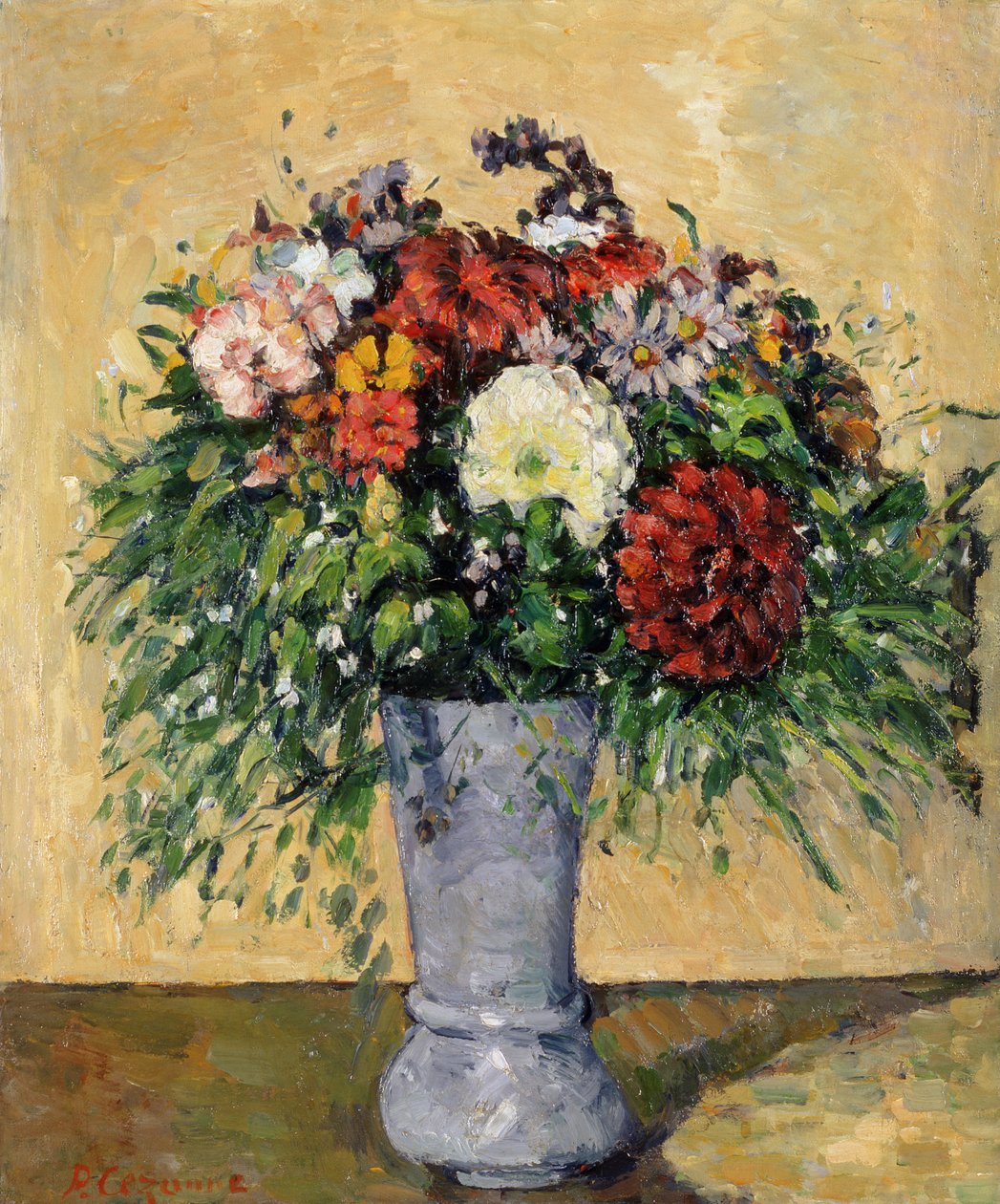 Kytice ve váze, kolem roku 1877 od Paul Cézanne