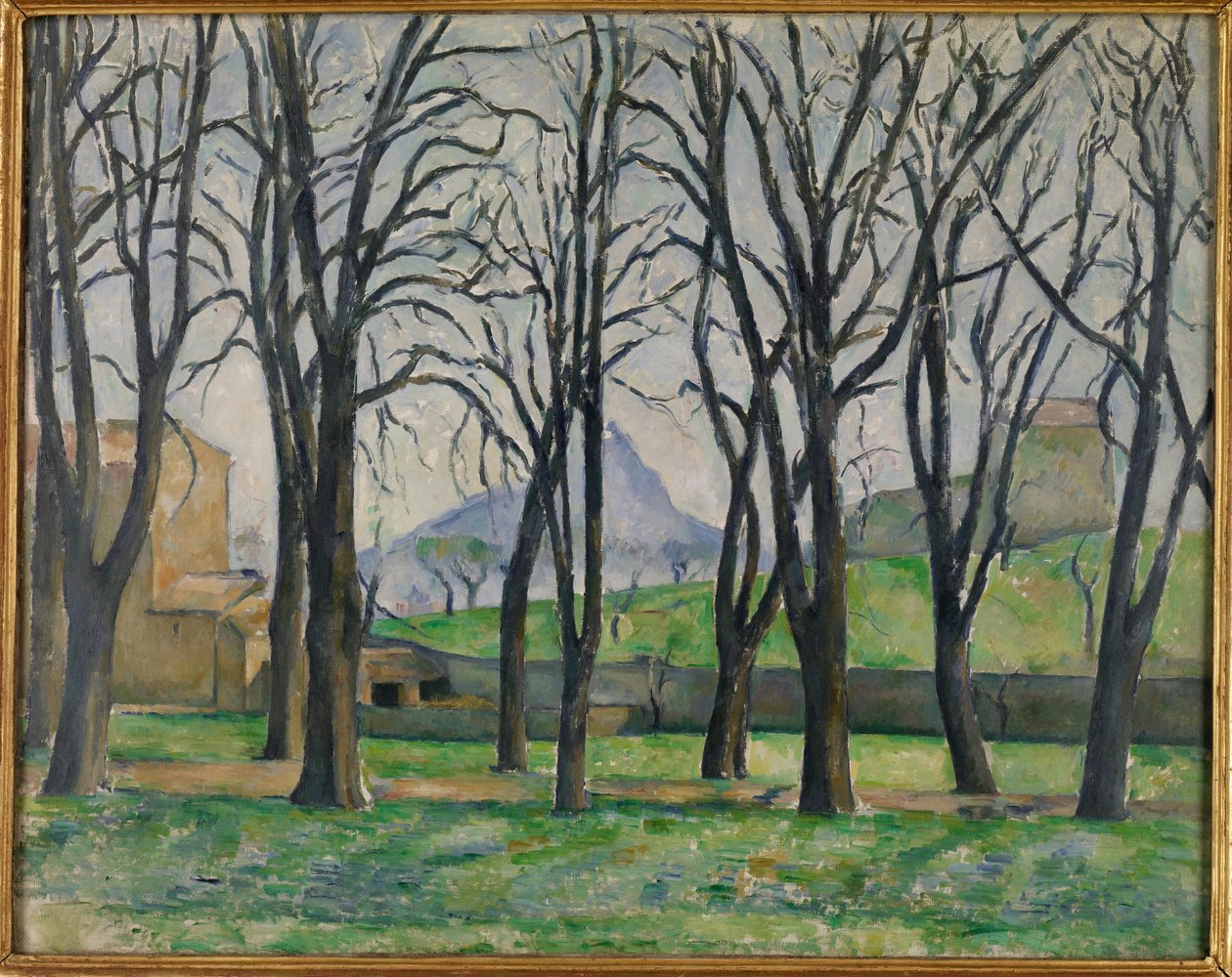 Chestnut Trees at Jas de Bouffan, c.1885-86 od Paul Cézanne
