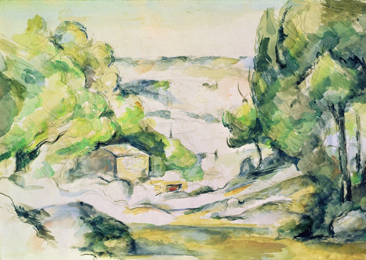 Venkov v Provence od Paul Cézanne