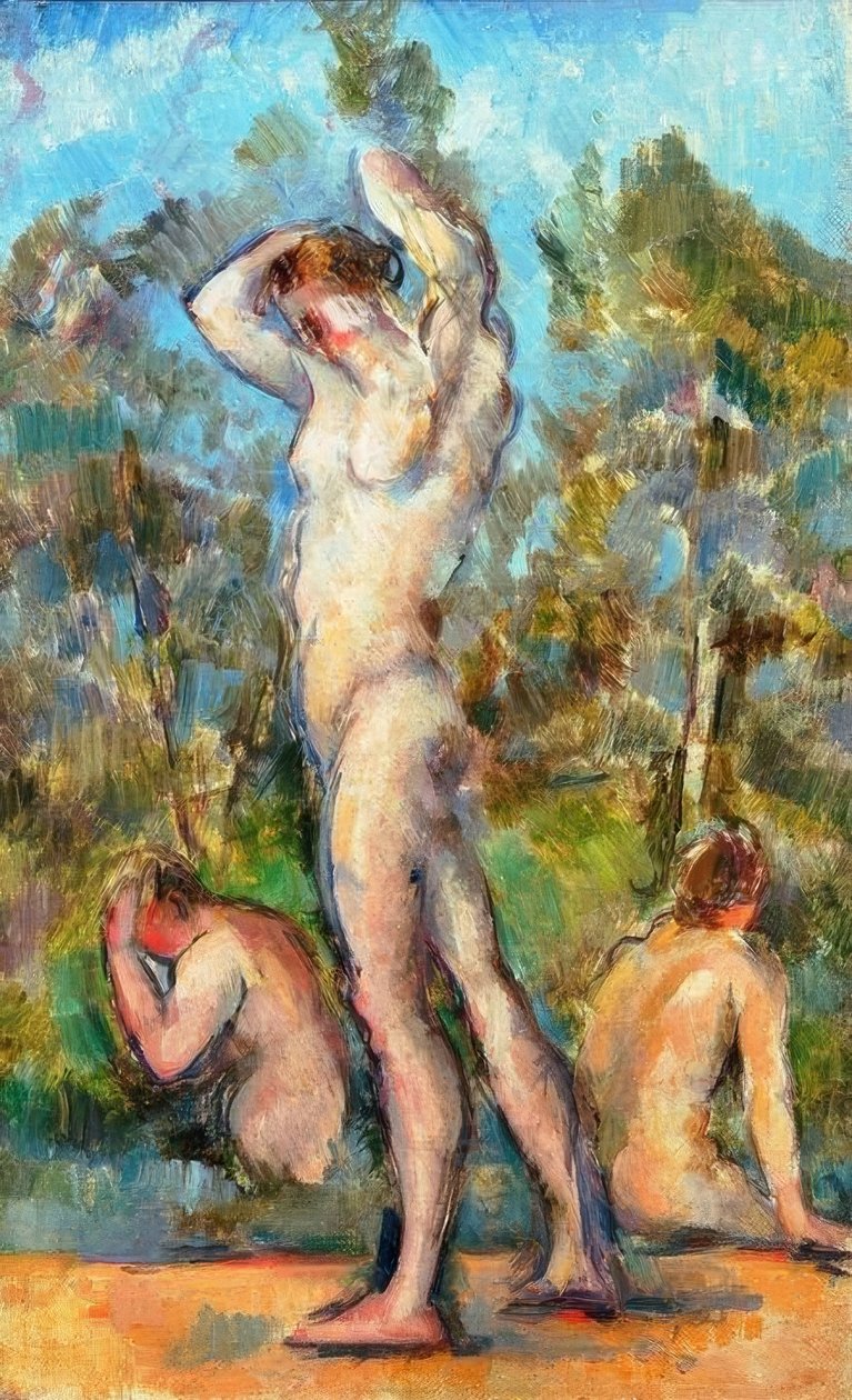 Koupelna od Paul Cézanne