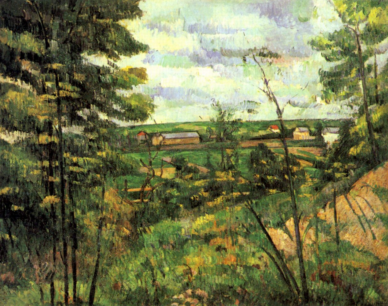Údolí Oise od Paul Cézanne