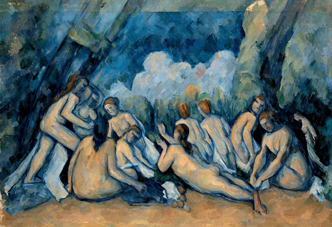 Velcí koupající se od Paul Cézanne