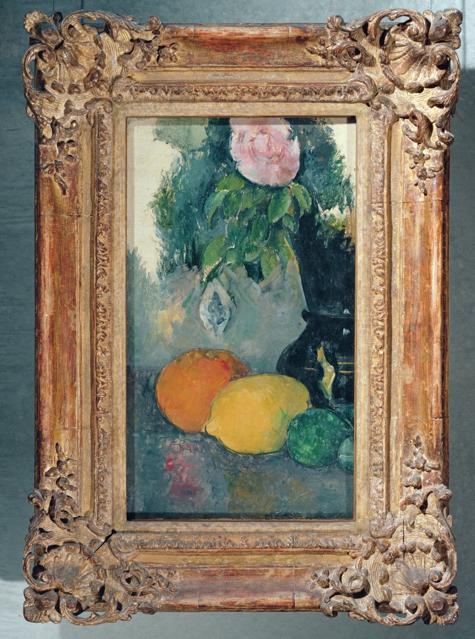Květiny a plody, c.1880 (viz také 287552) od Paul Cézanne