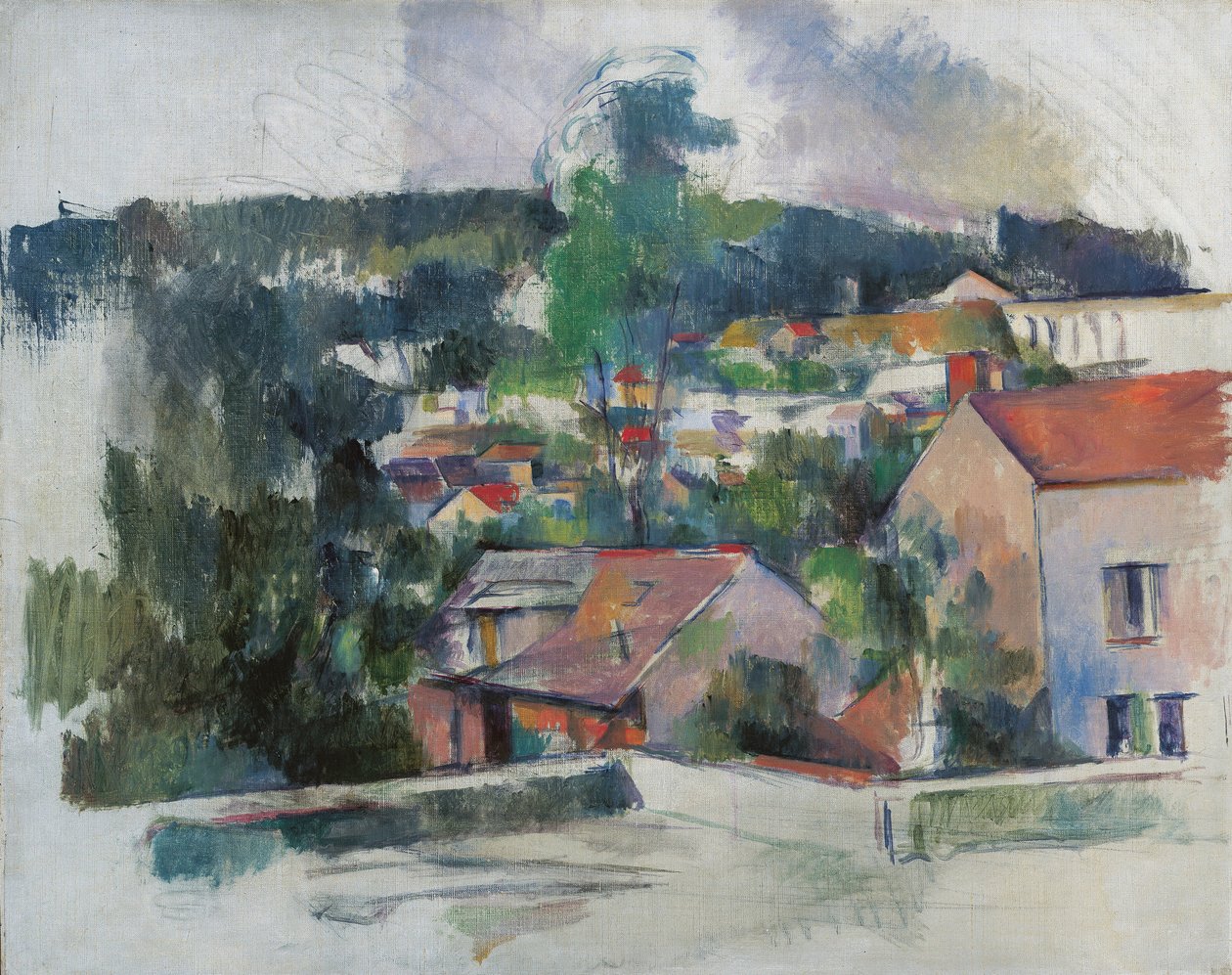 Krajina od Paul Cézanne
