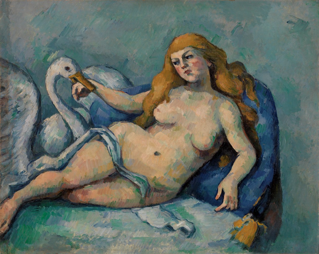 Leda a labuť od Paul Cézanne