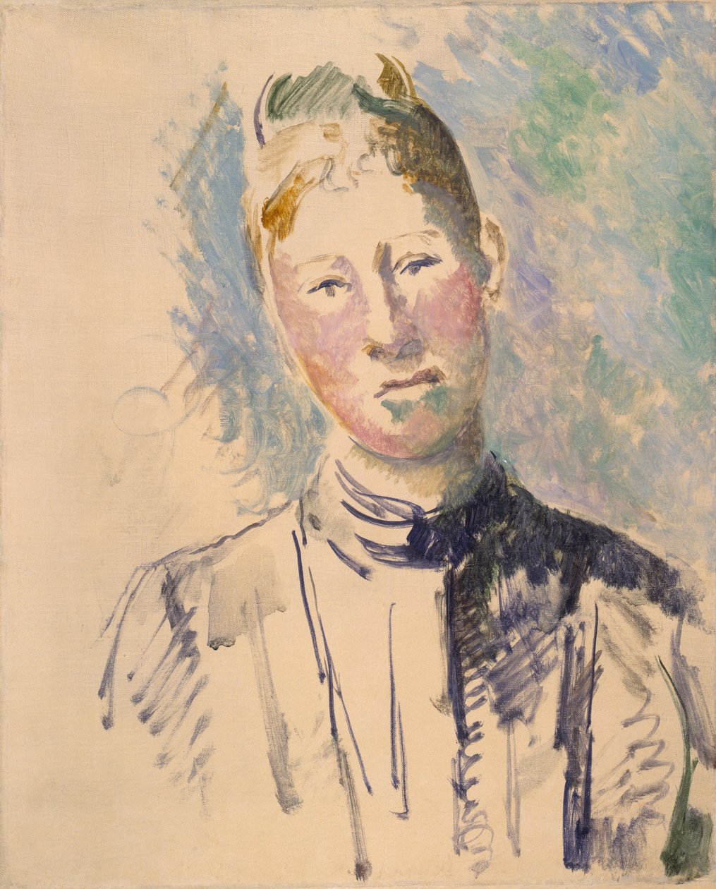 Madame Cézanne od Paul Cézanne