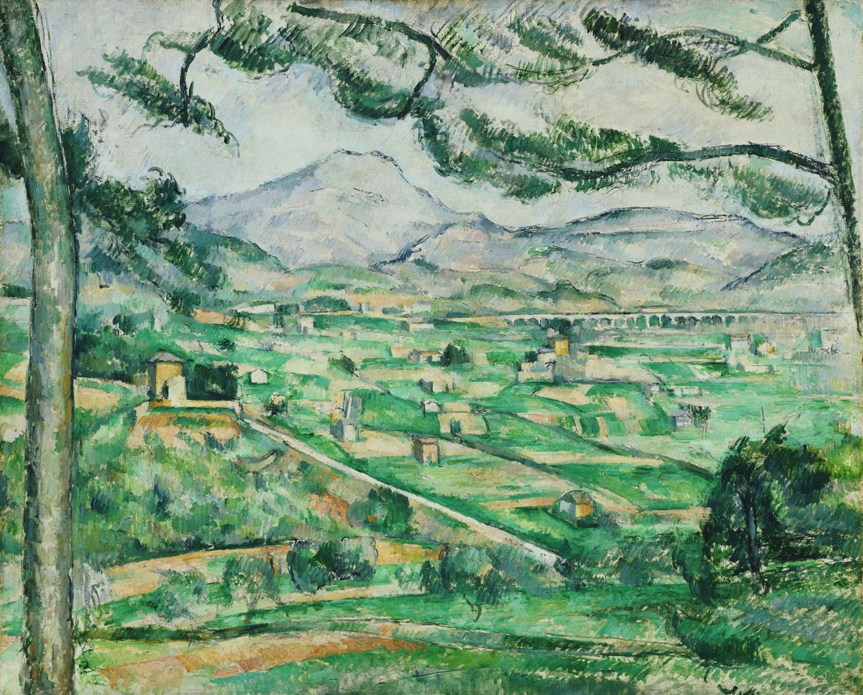 Mont Sainte-Victoire od Paul Cézanne