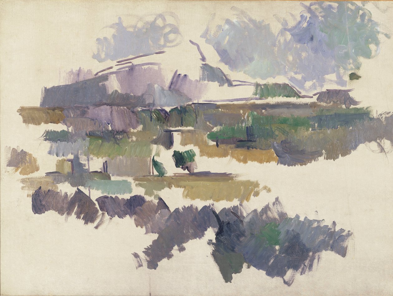Hora Sainte-Victoire, 1904-05 od Paul Cézanne