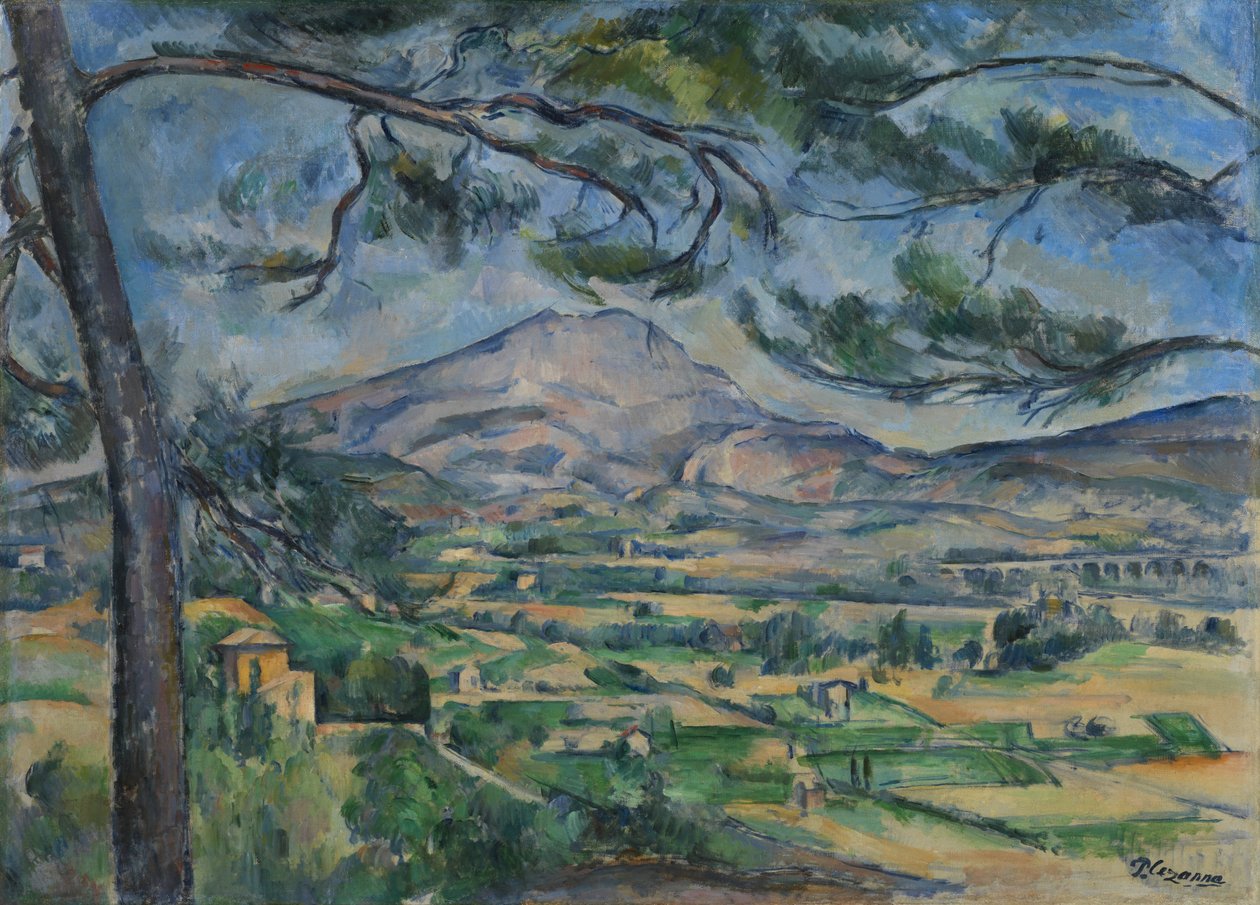 Hora Sainte-Victoire, kolem roku 1887 od Paul Cézanne