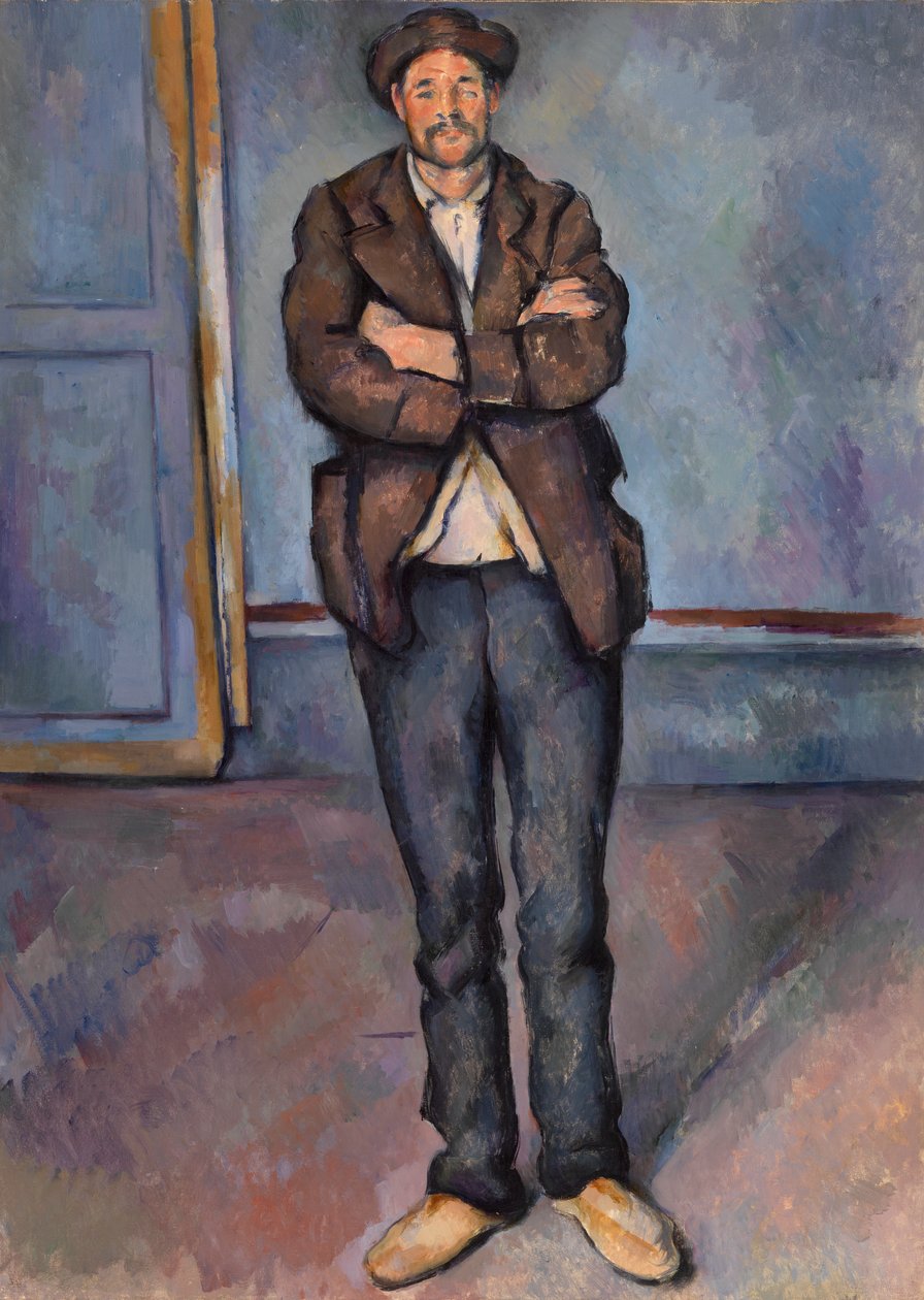 Rolník stojící se zkříženýma rukama, kolem roku 1895 od Paul Cézanne