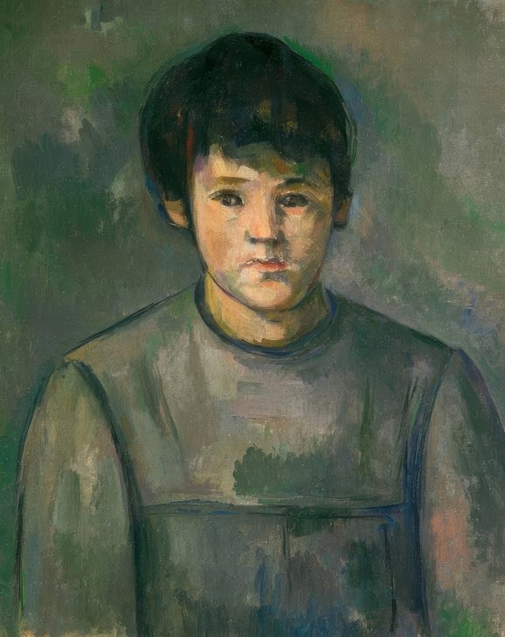Portrét malé holčičky od Paul Cézanne