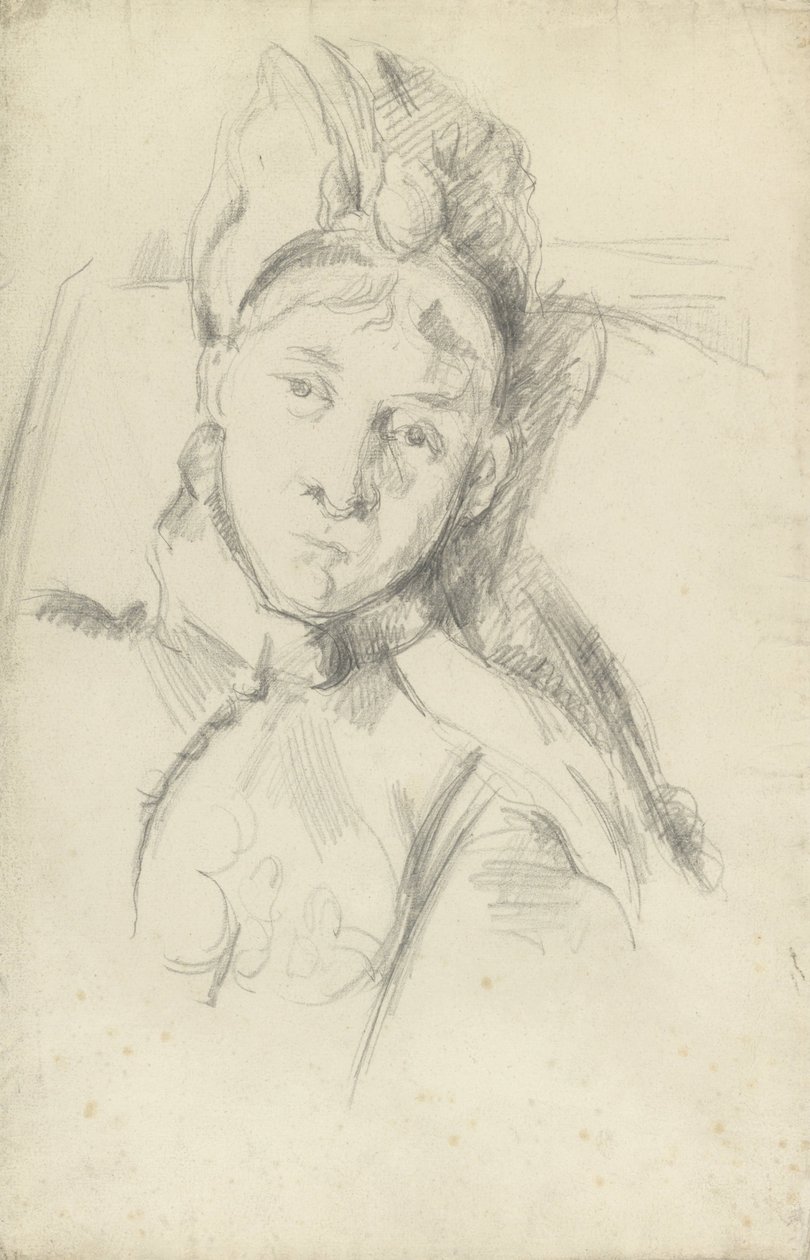Portrét Hortense Cézanne-Figuet, manželky umělců od Paul Cézanne