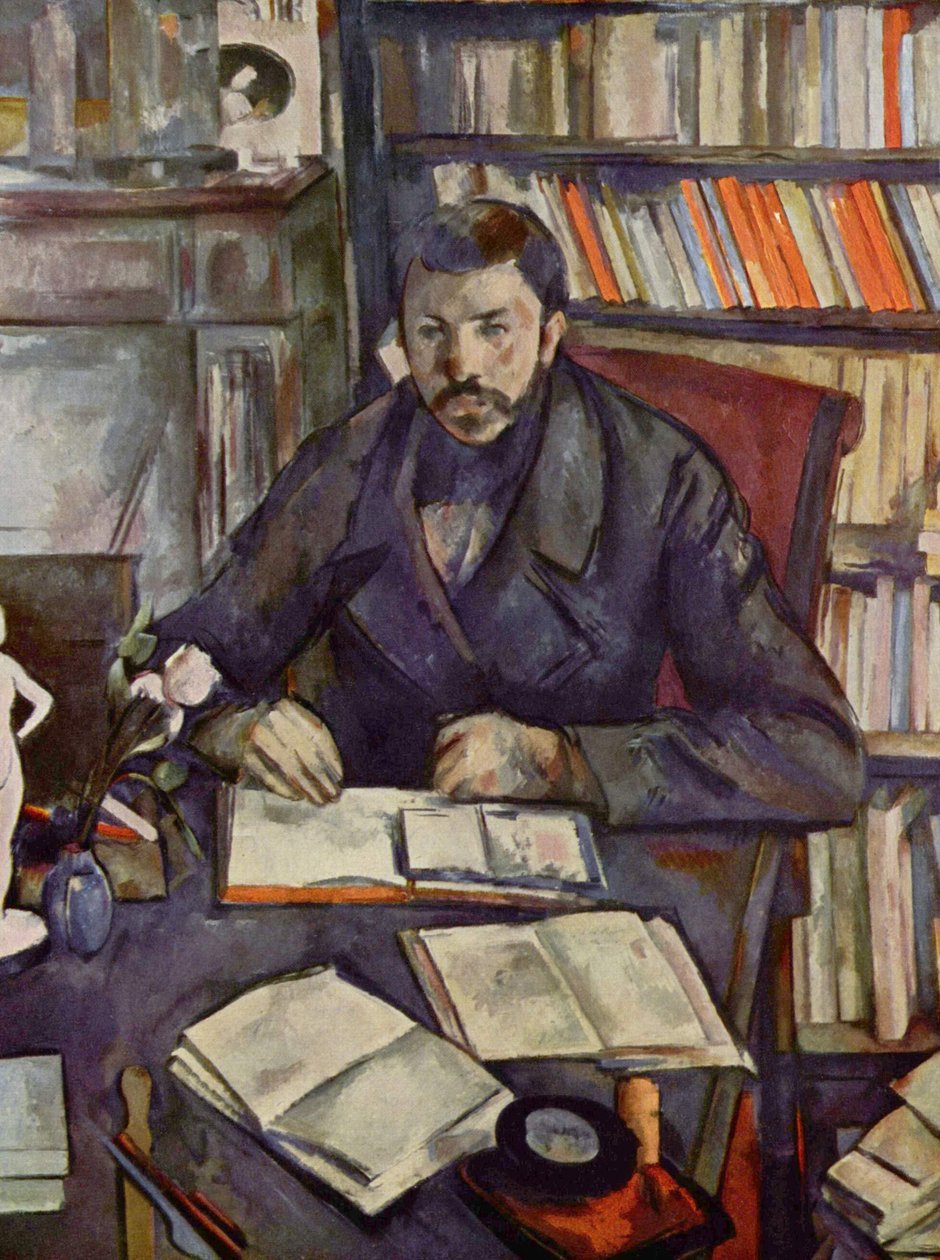 Portrét Gustava Geffroye od Paul Cézanne