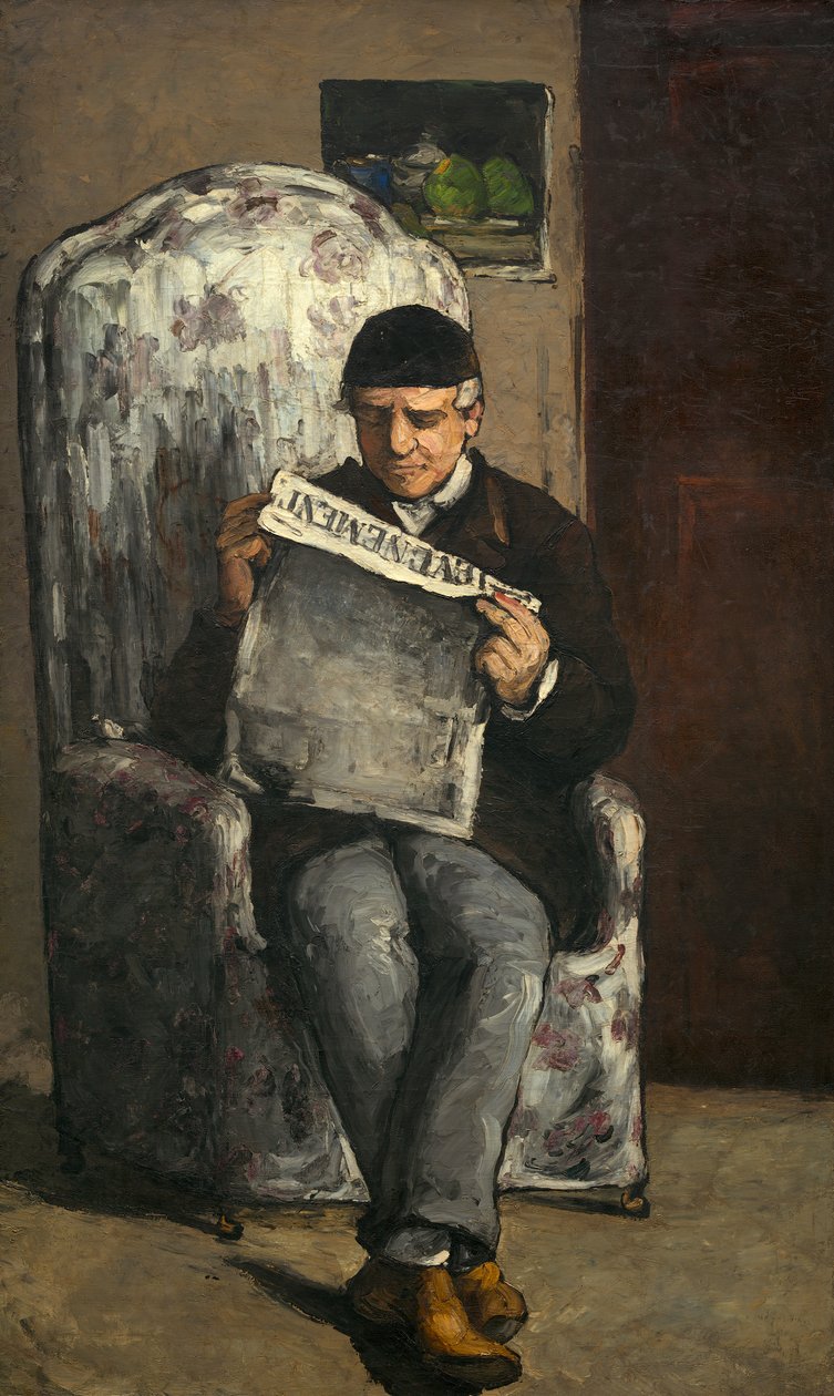 Porträt of Louis-Auguste Cézanne od Paul Cézanne