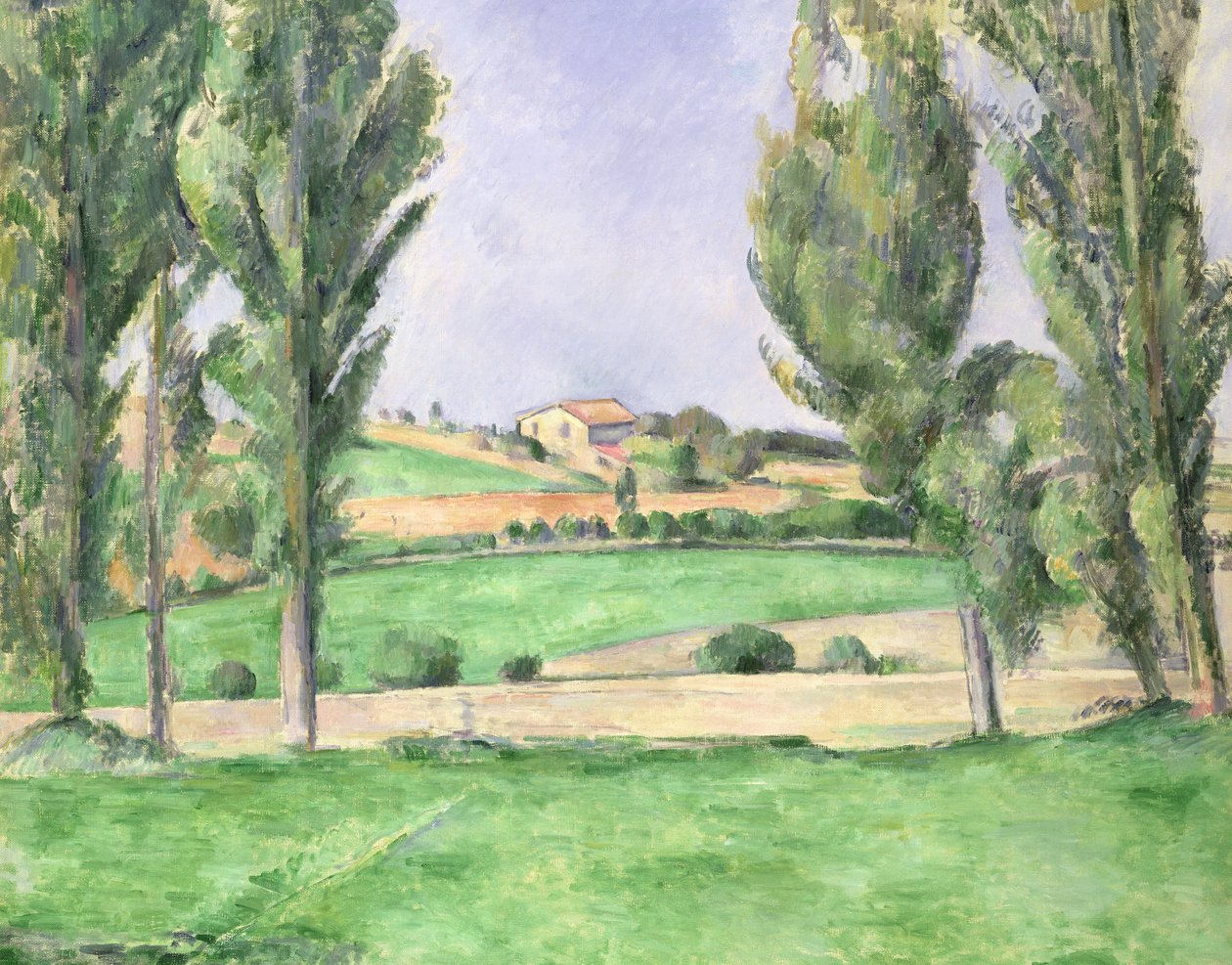 Provensálská krajina, kolem 1885-87 od Paul Cézanne
