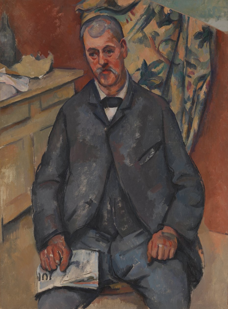 Sedící muž od Paul Cézanne