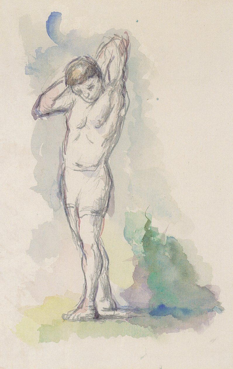 Stojící koupající se od Paul Cézanne