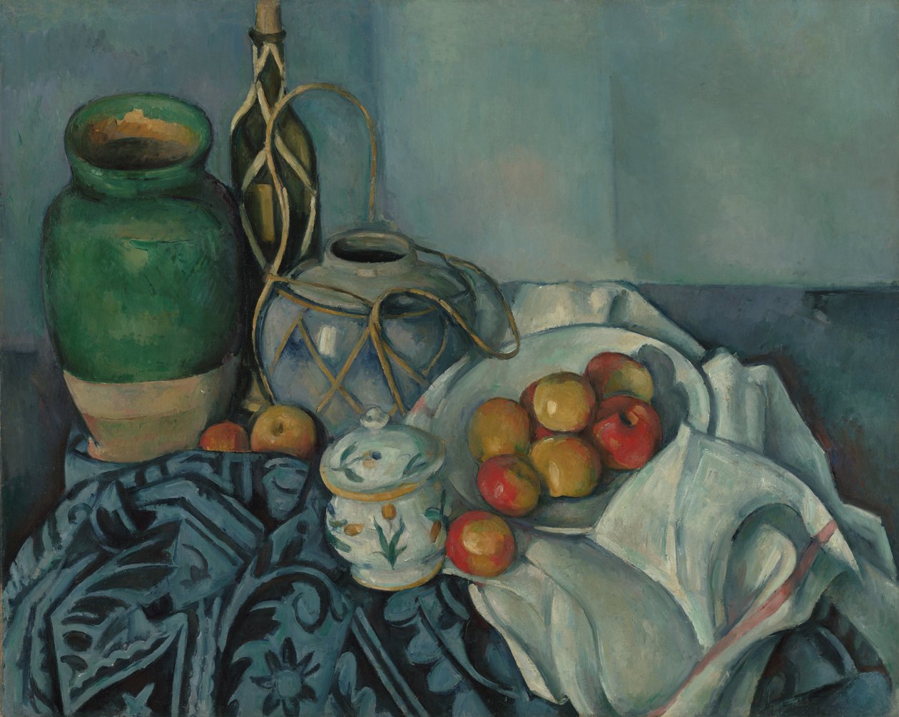 Zátiší s jablky od Paul Cézanne