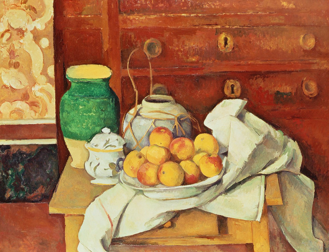 Zátiší s komodou, 1883-87 od Paul Cézanne
