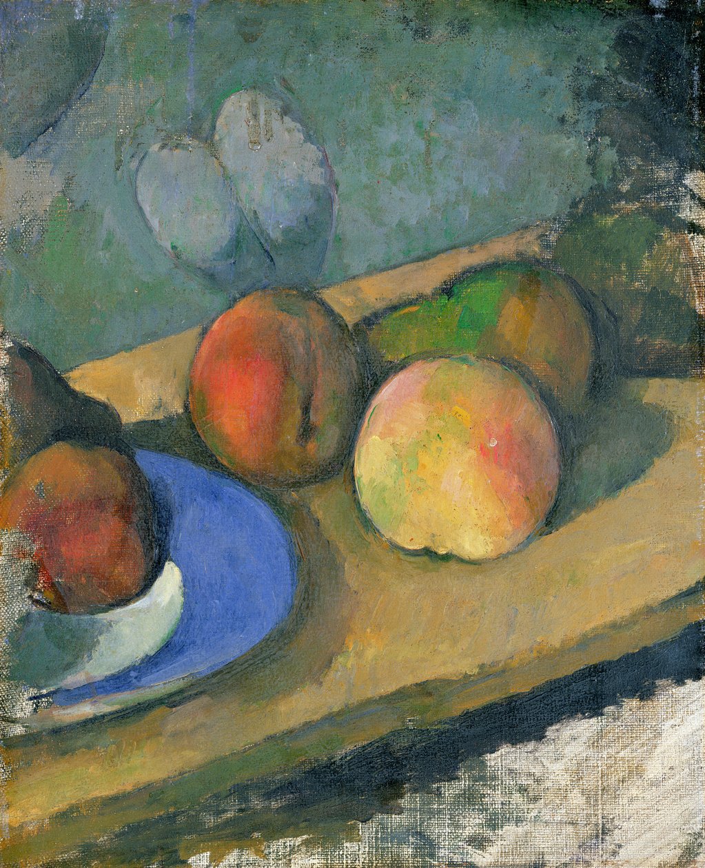 Modrý talíř, 1879-82 od Paul Cézanne