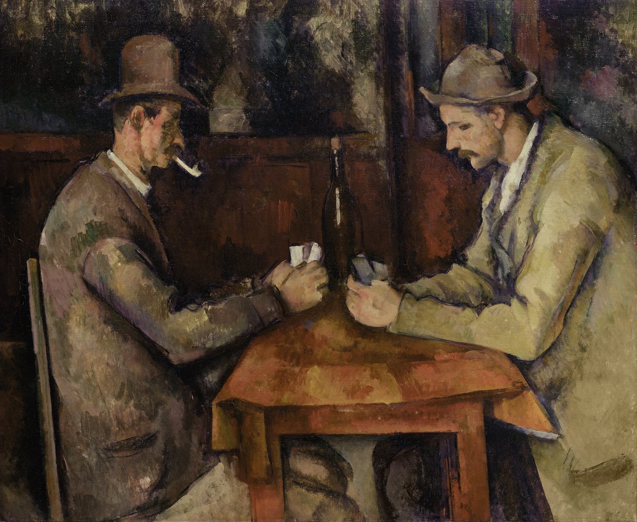 Hráči karet, 1893-96 od Paul Cézanne