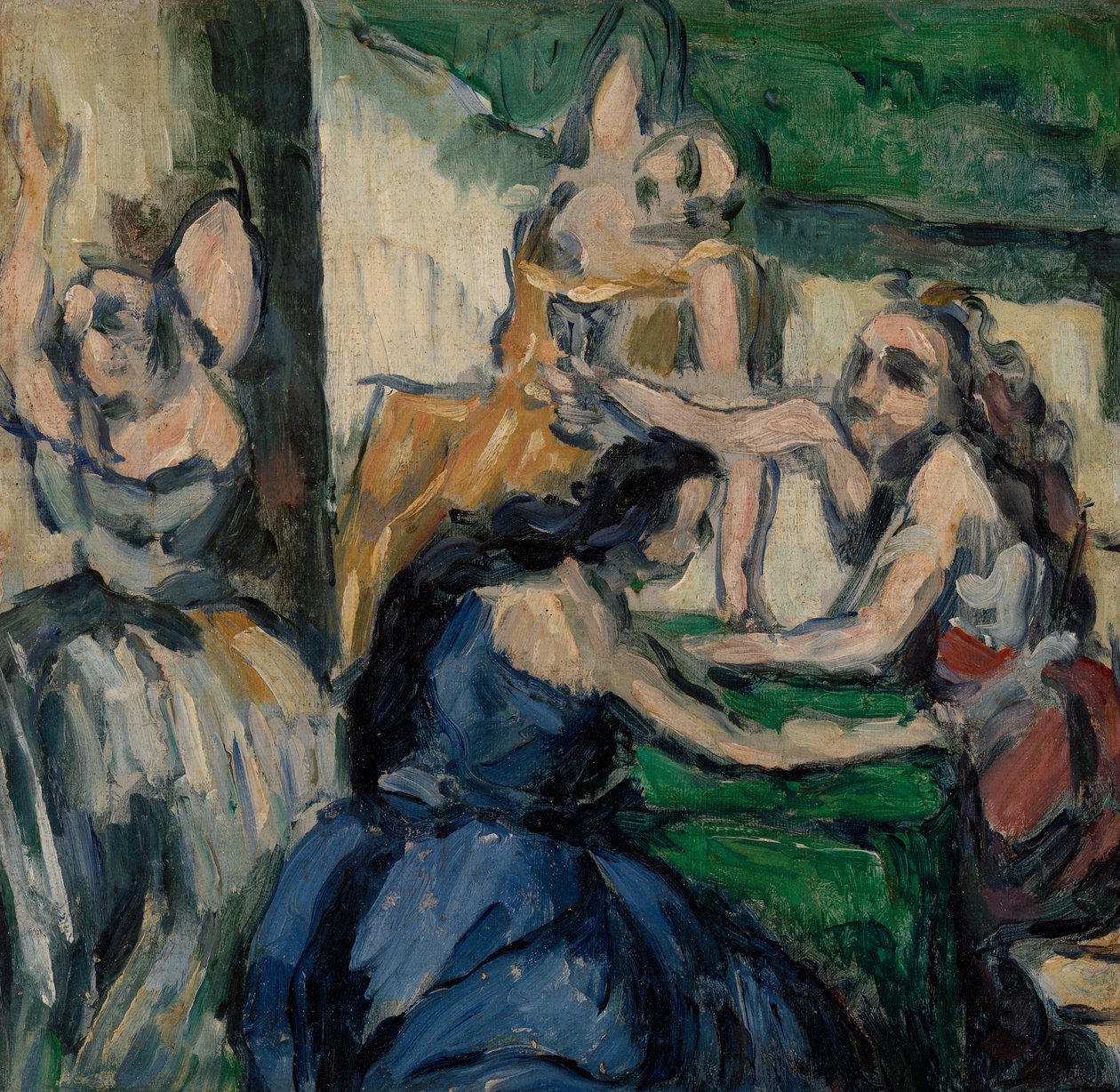 Kurtizány, kolem 1867-68 od Paul Cézanne