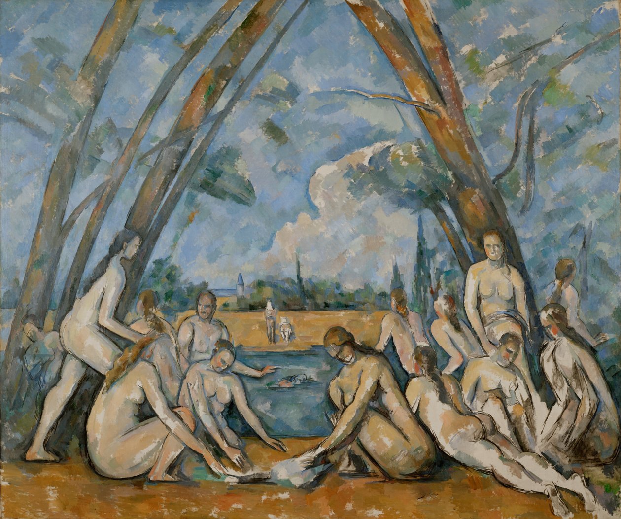 Velcí koupající se od Paul Cézanne