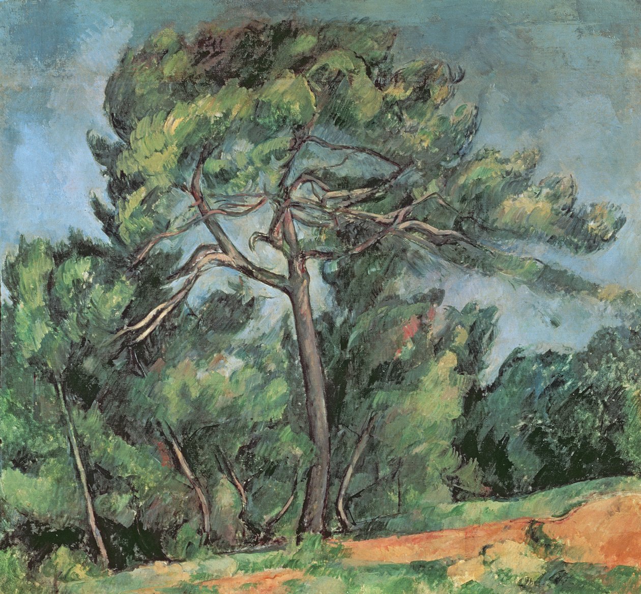 Velká borovice, kolem roku 1889 od Paul Cézanne