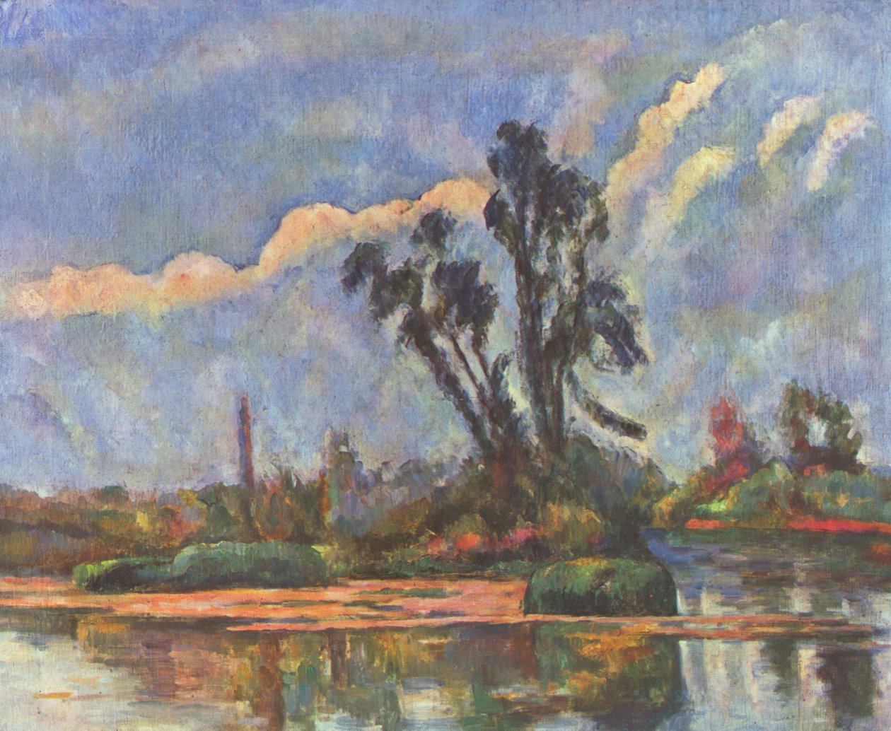 Bank of Oise od Paul Cézanne