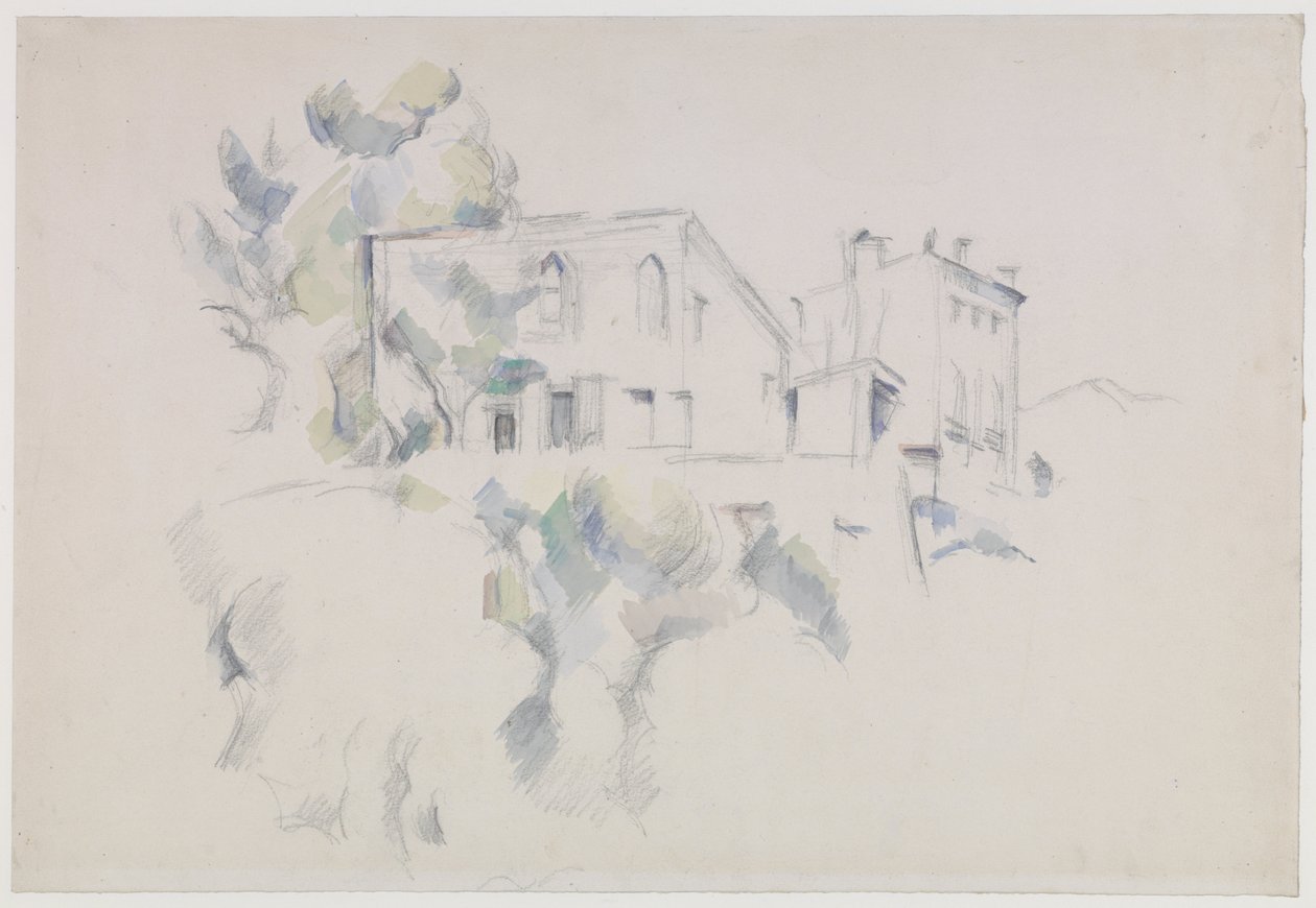 Pohled na Château Noir od Paul Cézanne