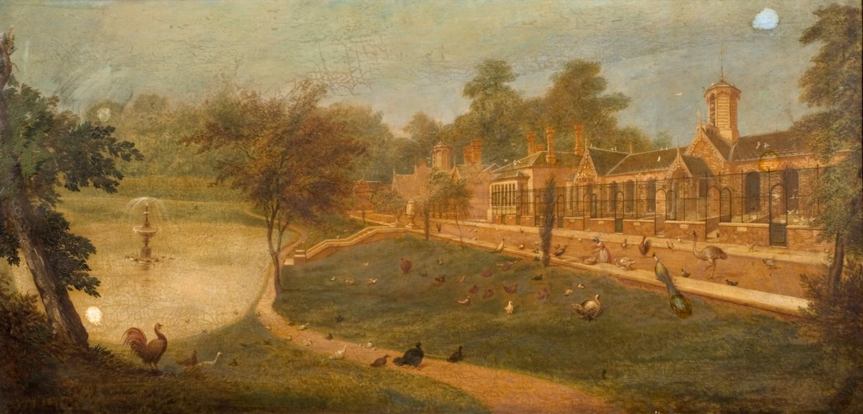Voliéra královny Viktorie, kolem roku 1852 od Paul Fischer