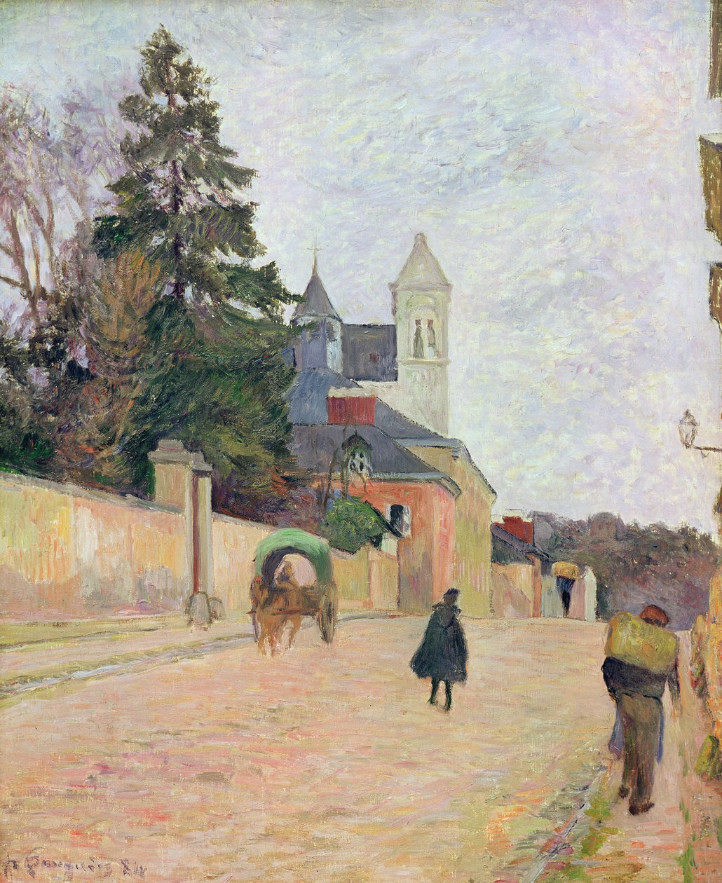 A Village Road, 1884 od Paul Gauguin
