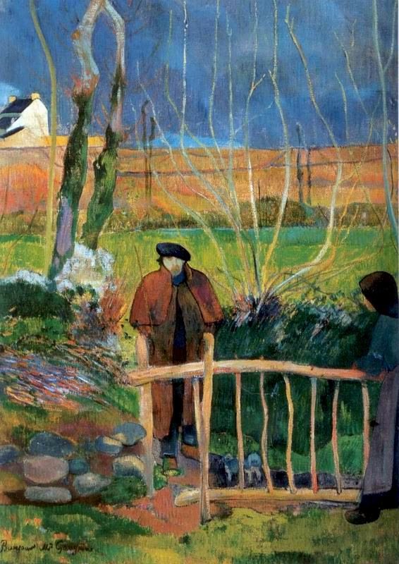 Dobrý den, pane Gauguine od Paul Gauguin