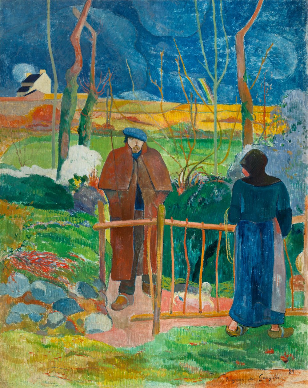 Dobrý den, pane Gauguine, 1889 od Paul Gauguin