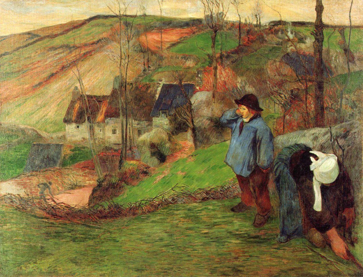 Bretonský ovčák od Paul Gauguin