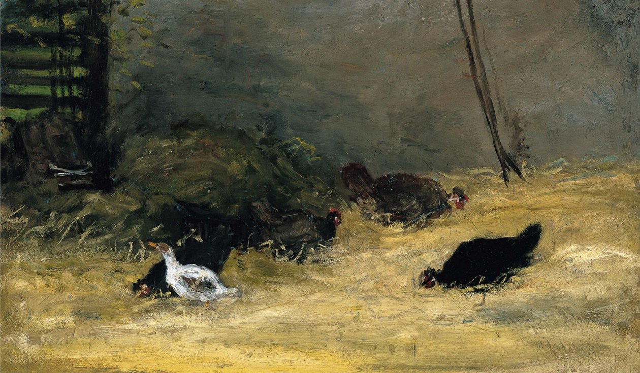 V kurníku od Paul Gauguin