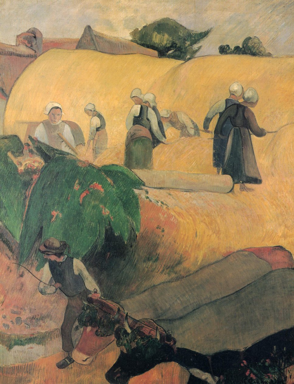Sklizeň v Bretani od Paul Gauguin