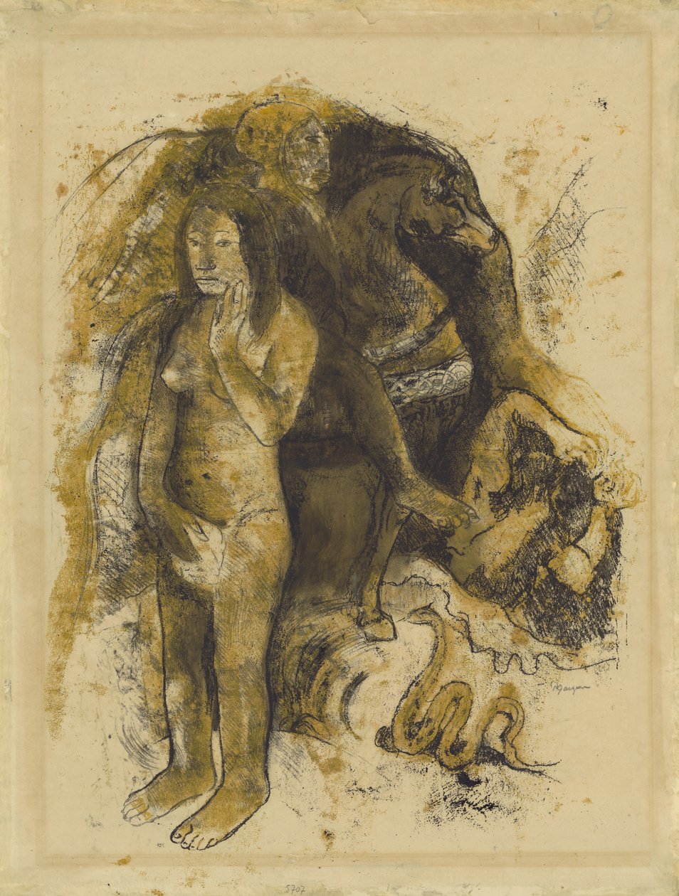 Eve (The Nightmare) od Paul Gauguin