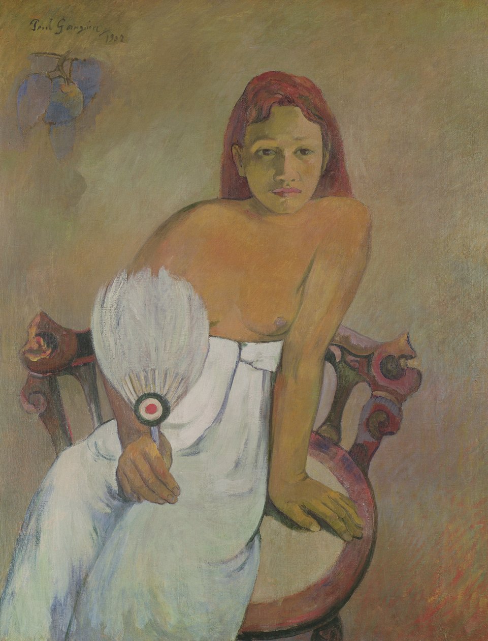Dívka s ventilátorem, 1902 od Paul Gauguin
