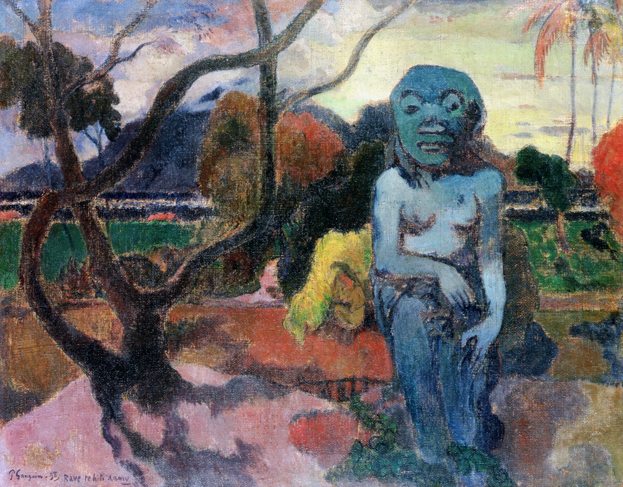 Idol (zapsat se do historie), 1898 od Paul Gauguin