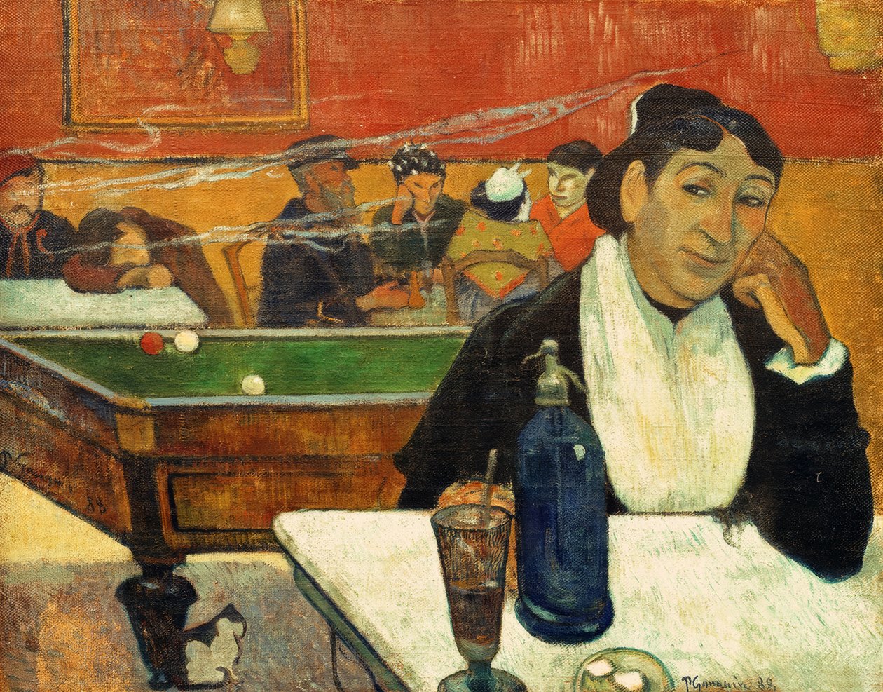 V kavárně od Paul Gauguin